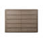 Primrose 10 Drawer Dresser-Natural Flat Oak Veneer