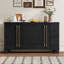 Buffet avec rangement, tablettes réglables-1672339596