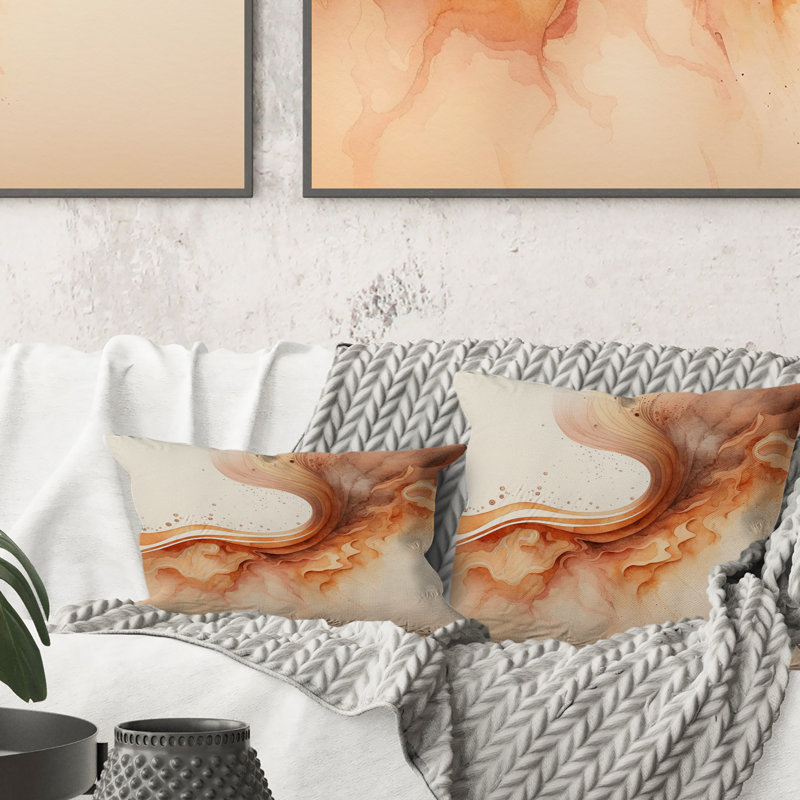 Coussin Wanderings In Canyon Ridge III - Abstract