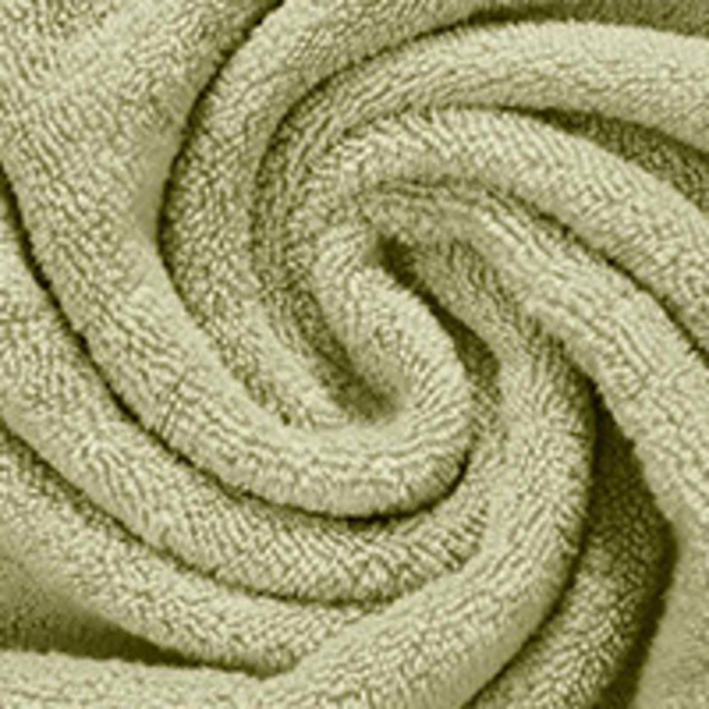 Ensemble de serviettes de bain 100% coton 100% coton Zel Twist Hazel de Home Weavers 500 g / m², 12 po x 24 po (12) (12 serviettes à main), vert
