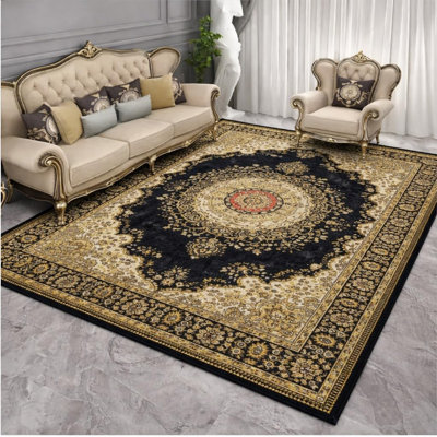 Markwart Black Rug