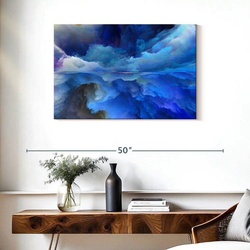 Avery Abstract Sky, 24" H x 36" W