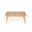 Ensemble de conversation d'extérieur 2 pièces en bois d'acacia et corde