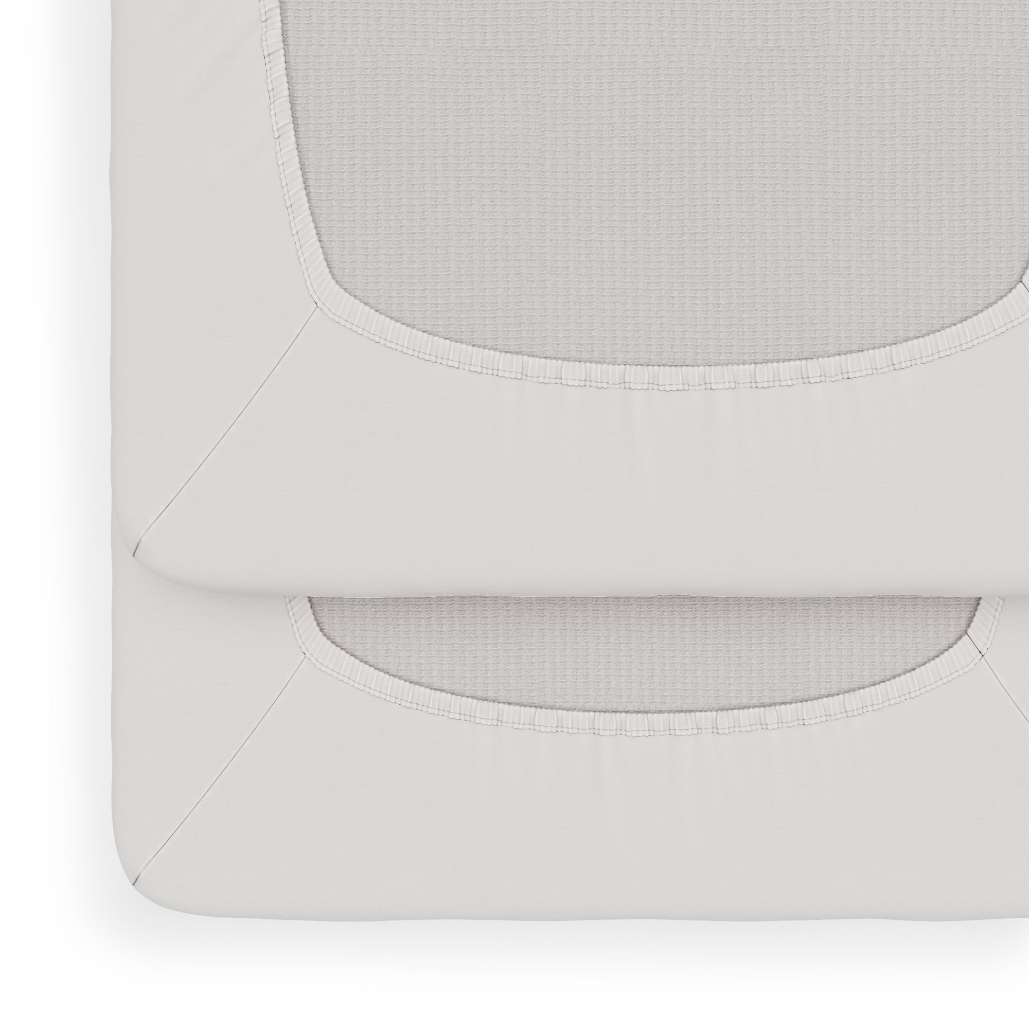 SafeFit™ Elastic Compact Fitted Crib Sheets, 28'' x 52'', White