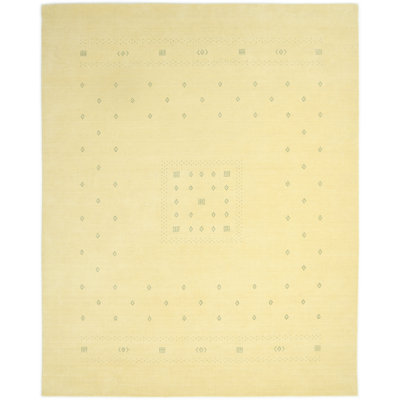 Simi Hand Knotted Cotton/Wool Southwestern Area Rug