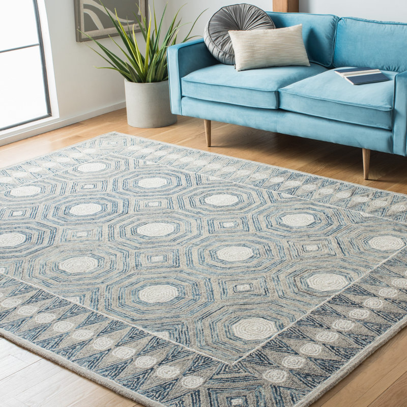 Deleon Hand Tufted Wool And Cotton With Latex Oriental Rug, Runner 2'3" x 7'