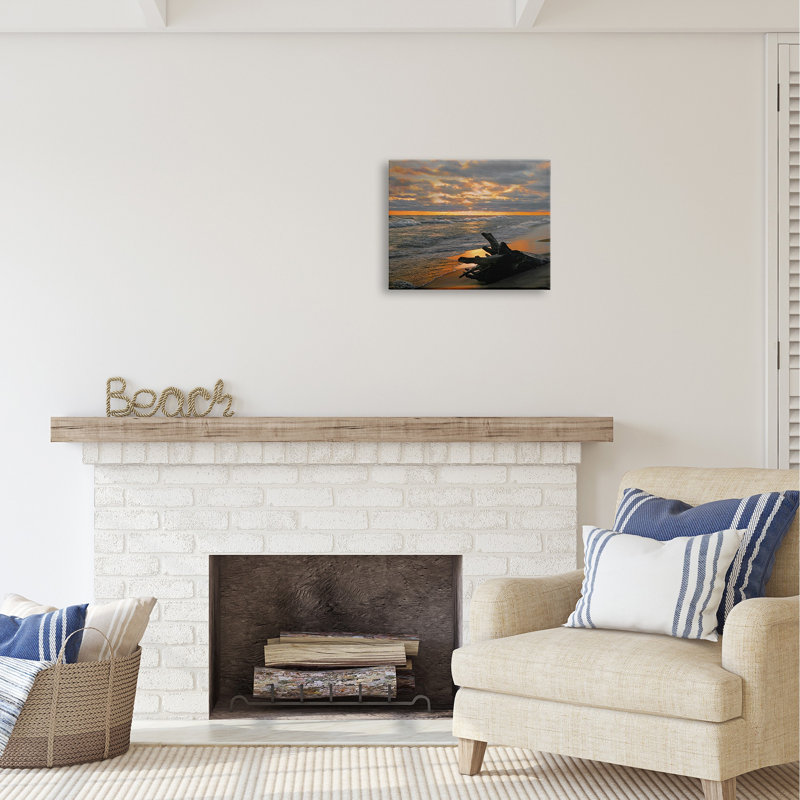 «Driftwood at Sunset» par Steve Toole, H 16 po x l 20 po x P 1,5 po