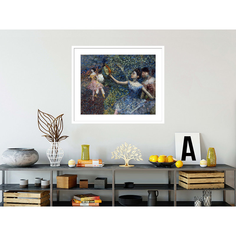 «Dancer with a Tambourine» par Edgar Degas, impression giclée sur cadre, H 33,5 po x l 40 po