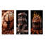 «Chocolate Cookie Delights I» - Desserts, ensemble de 3 reproductions d'art en métal-1213960974