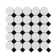 Geometry 2"x2" Octagon and Dot Mosaic Tile