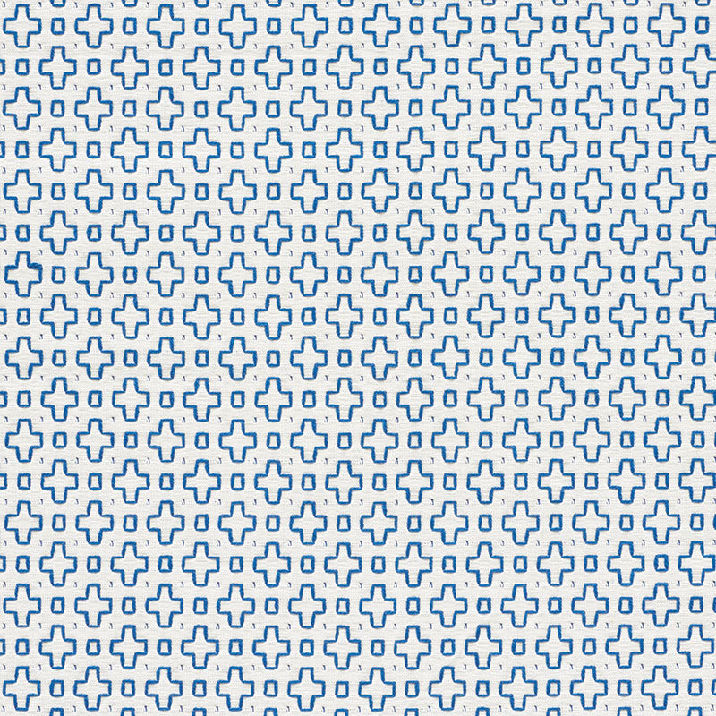 Scout Embroidery Fabric, Blue