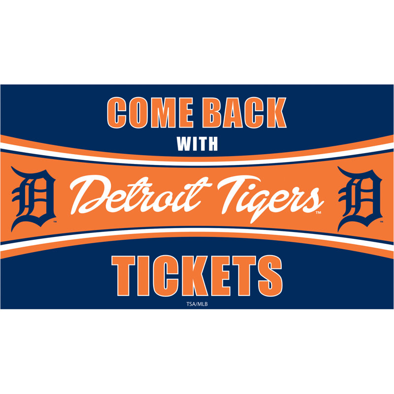 Tapis en PVC 28 po x 16 po Detroit Tigers