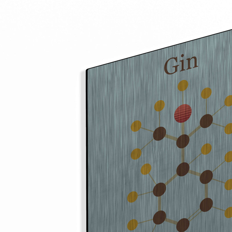 " Gin Molecule " by Maxim, 24" H x 16" W