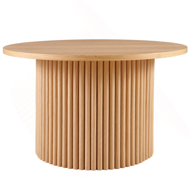 Table basse 27,56 pouces, Chêne, H 16,73 po x L 27,56 po x l 27,56 po