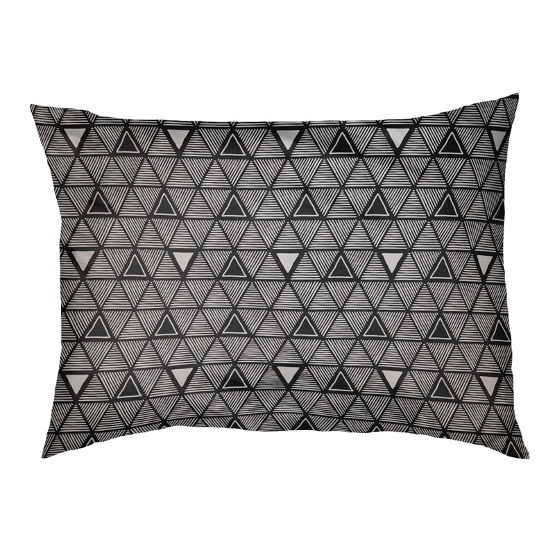 Coussin pour chien Chen, Moyen (l 40 po x P 6,5 po x H 30 po), Noir