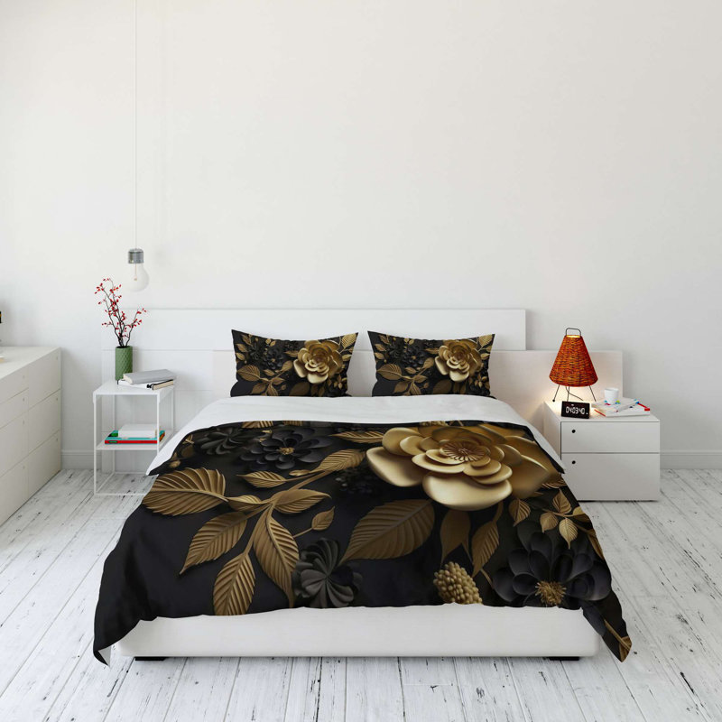 Super King Quilt Cover Set (3 Pieces), 100% Polyester & Cotton Blend, Duvet Cover 102.4 x 86.6 inches | 120 Thread Count, Machine Washable, Envelope Pillowcases, Stylish & Comfortable Bedding for a Luxurious Sleep Experience