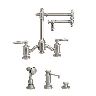 Towson Bridge Faucet - 12" Articulated Spout