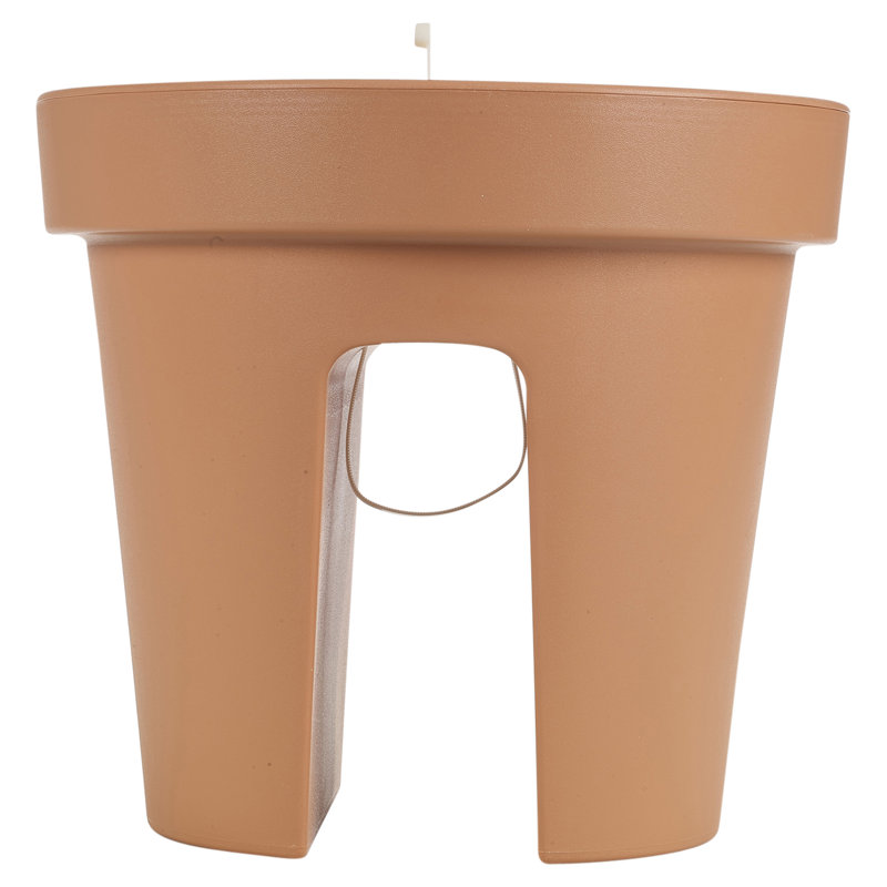 Arthar Railing Planter, Brown