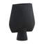 Fianna 17" Tall Terracotta Vase, Black