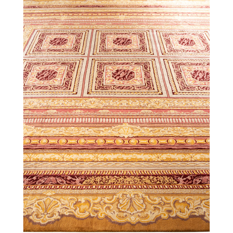 Classic One-of-a-Kind 9' 1" X 11' 6" Hand Knotted Area Rug