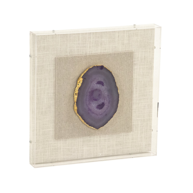 Geode Framed Print