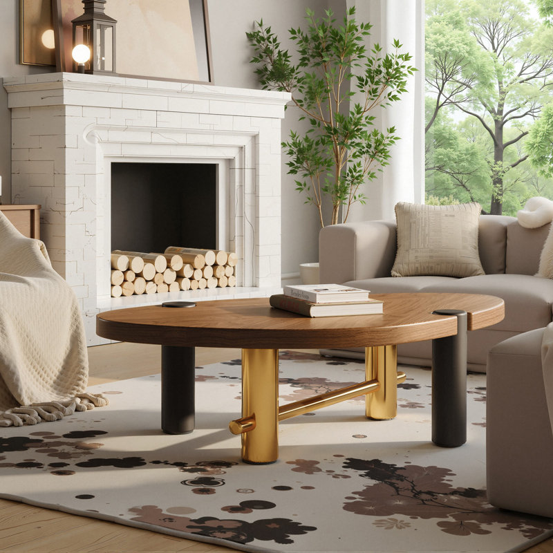 Four Leg Coffee Table with Storage