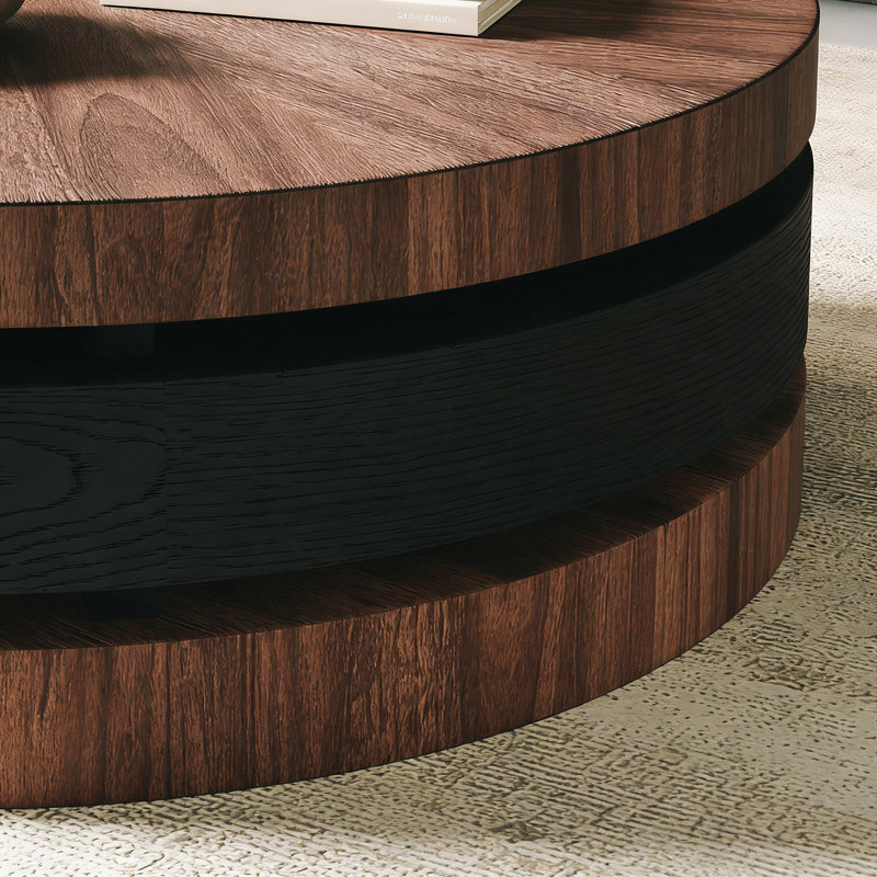 Table basse ronde à 360 °