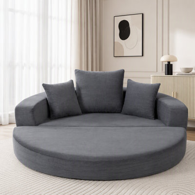 Convertible sofa couch bed,multi-functional,circular bed,adjustable Futon sofa