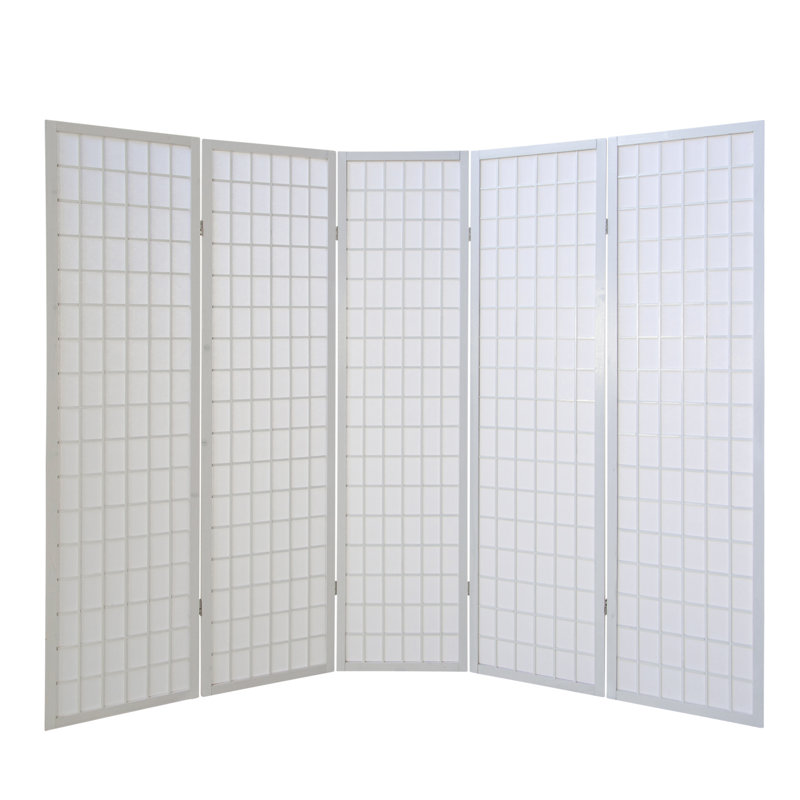 Archibald 3 - Panel Folding Room Divider, 5 Panels