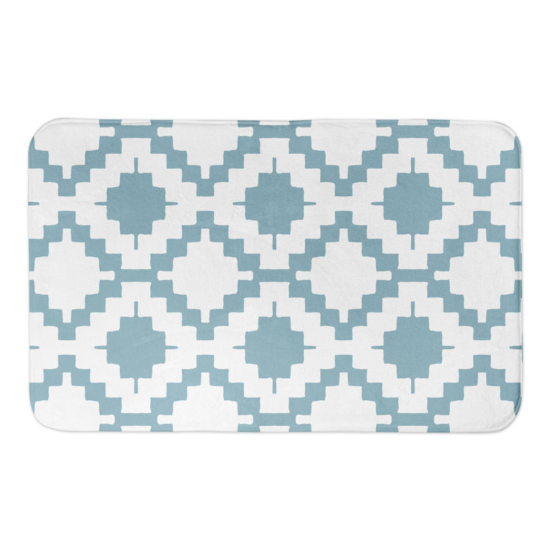 Tapis pour salle de bain aztec Hudkins