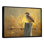 «Old Sparrow Bird On A Fence Post I», reproduction d'art sur toile