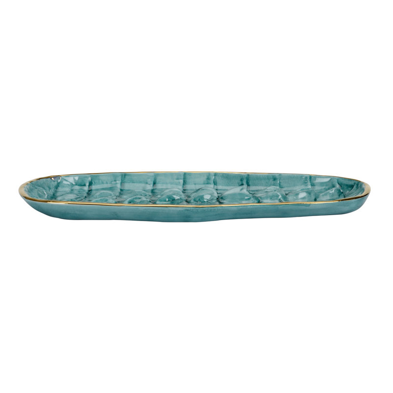 Crocodile Ceramic Decorative Tray