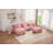 U Shape Cloud Couch With 2 Ottomans-788026010