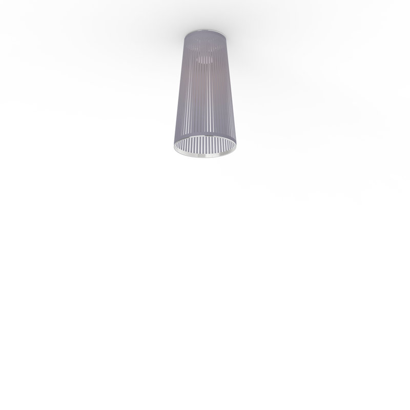 Solis 72 Flush Lamp - Black, Silver, 24