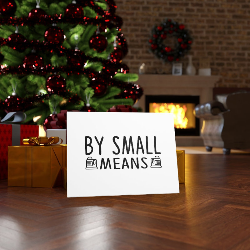 By Small Means - Wrapped Canvas Print, 46cm H x 61cm W