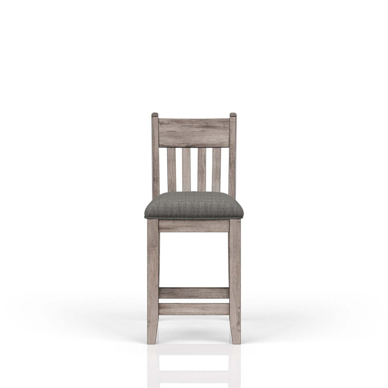 Ensemble de 2 tabourets de comptoir rustiques