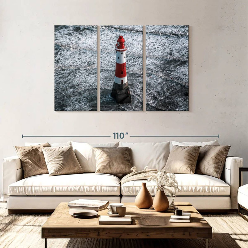 Lilie Beachy Head lighthouse, 48" H x 74" W