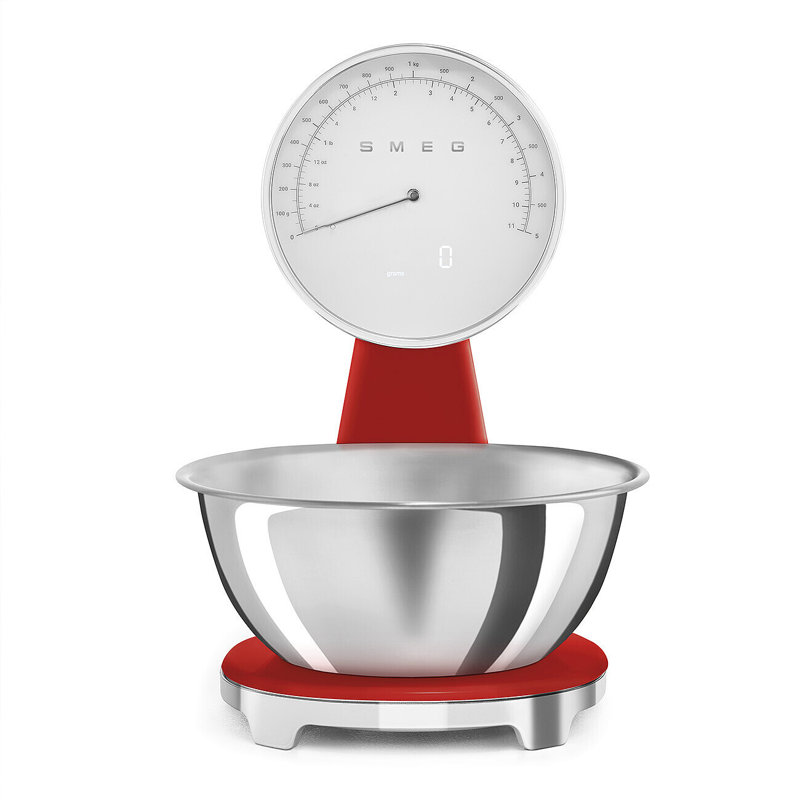 SMEG 50's Kitchen Scale, Red