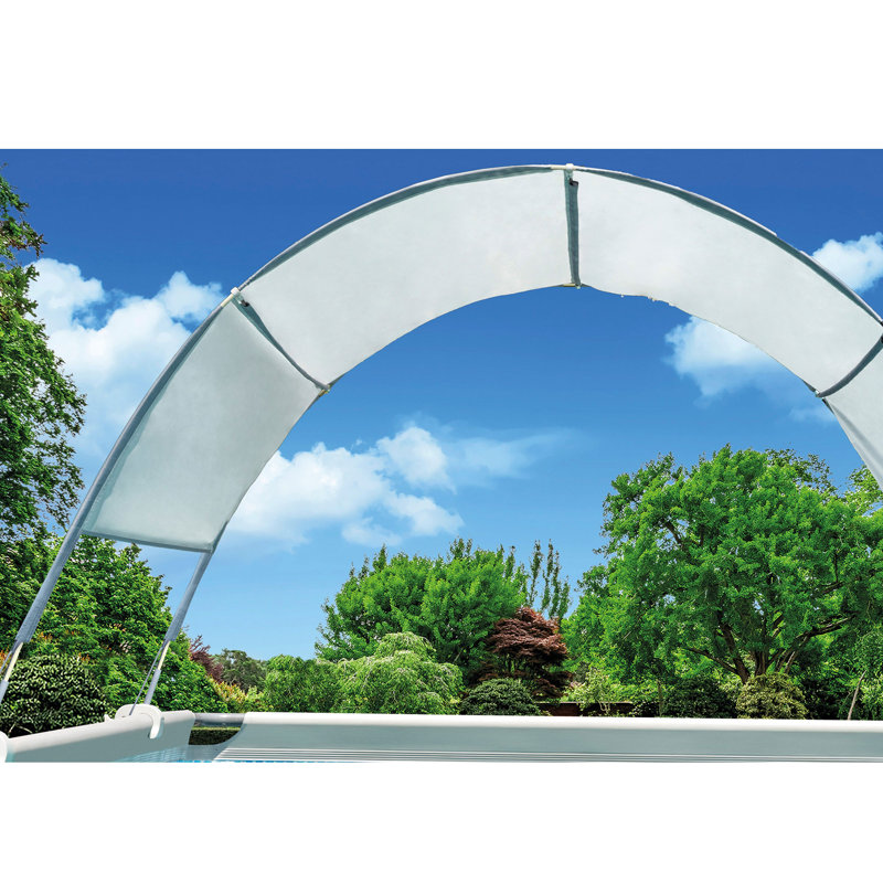 Intex 28211ST 12' X 30" Frame Round Above Ground Swimming Pool Kit With Canopy