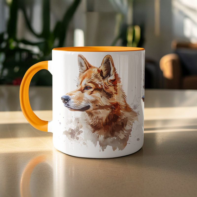 Mug, Orange, 2