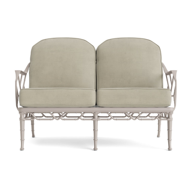 Calcutta Outdoor 2 - Seat Loveseat, Fusion Charcoal, Dove