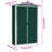 vidaXL Garden Shed Green 45.7"x17.7"x68.9" Galvanized Steel-110584085