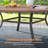6-Person Patio Dining Set with 50" Round Dining Table and 6 Rattan Solid Wood Armrest Chairs-1922668988