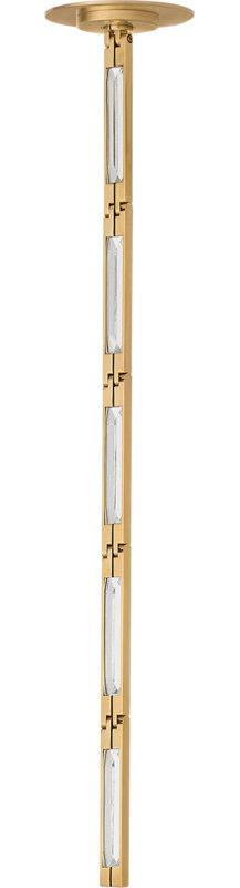 Catena 26 Pendant, Hand Rubbed Antique Brass, Surface, 2700 Kelvins