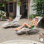 Chaise longue d'extérieur en métal Tyshika-1144236787