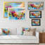 «Abstract Paintbrush Spring Flower Bouquet II», reproduction sur toile flottante-110887045-110887102