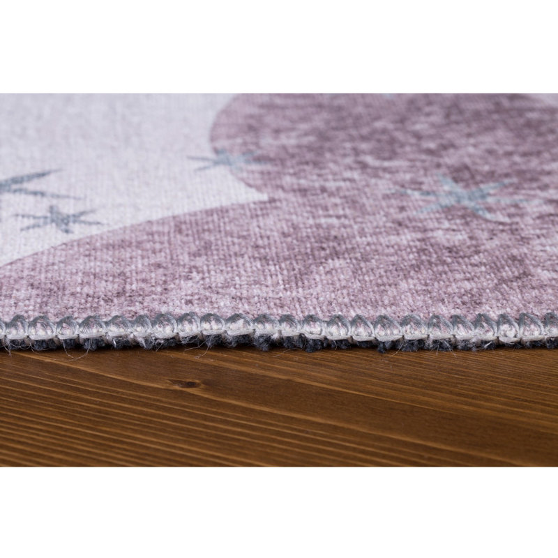 Tapis lavable en machine Premium, 4,6 x 6,2 pieds, 100% polyester, 1850 g / m² | Hauteur des poils: 0,2 po | Poly-coton écologique recyclé | Parfait pour le salon, la chambre à coucher et les endroits très passants