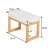 Modern Upholstered Shoe-Changing Bench, Solid Wood Frame, Soft Seat, Compact Entryway Stool for Foyer and Hallway-1186412680
