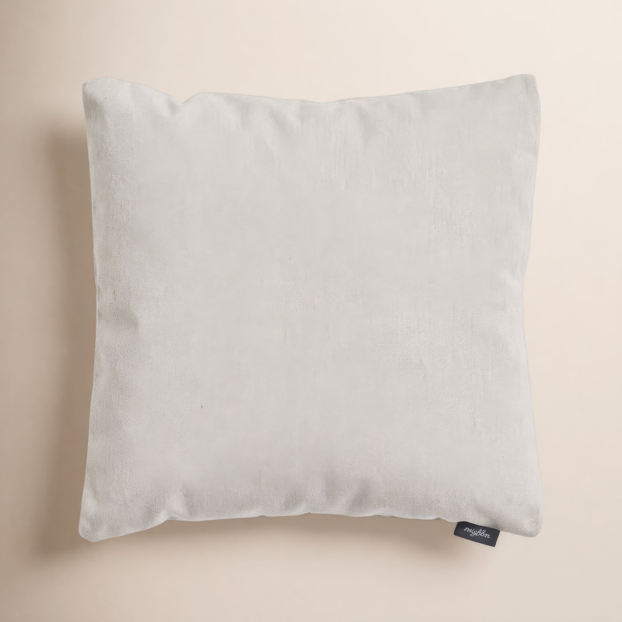 Crosshatch Sunbrella® Indoor/Outdoor Throw Pillow, Ashe, Square, 20"H x 20"W