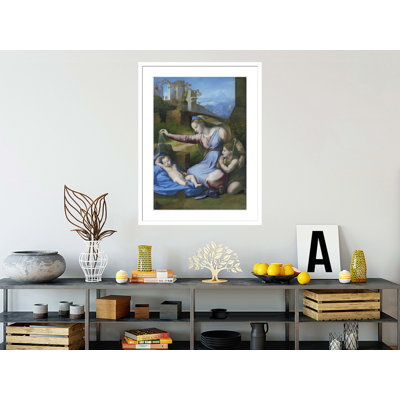 The Madonna of the Blue Diadem by Raphael -Framed Giclee Print